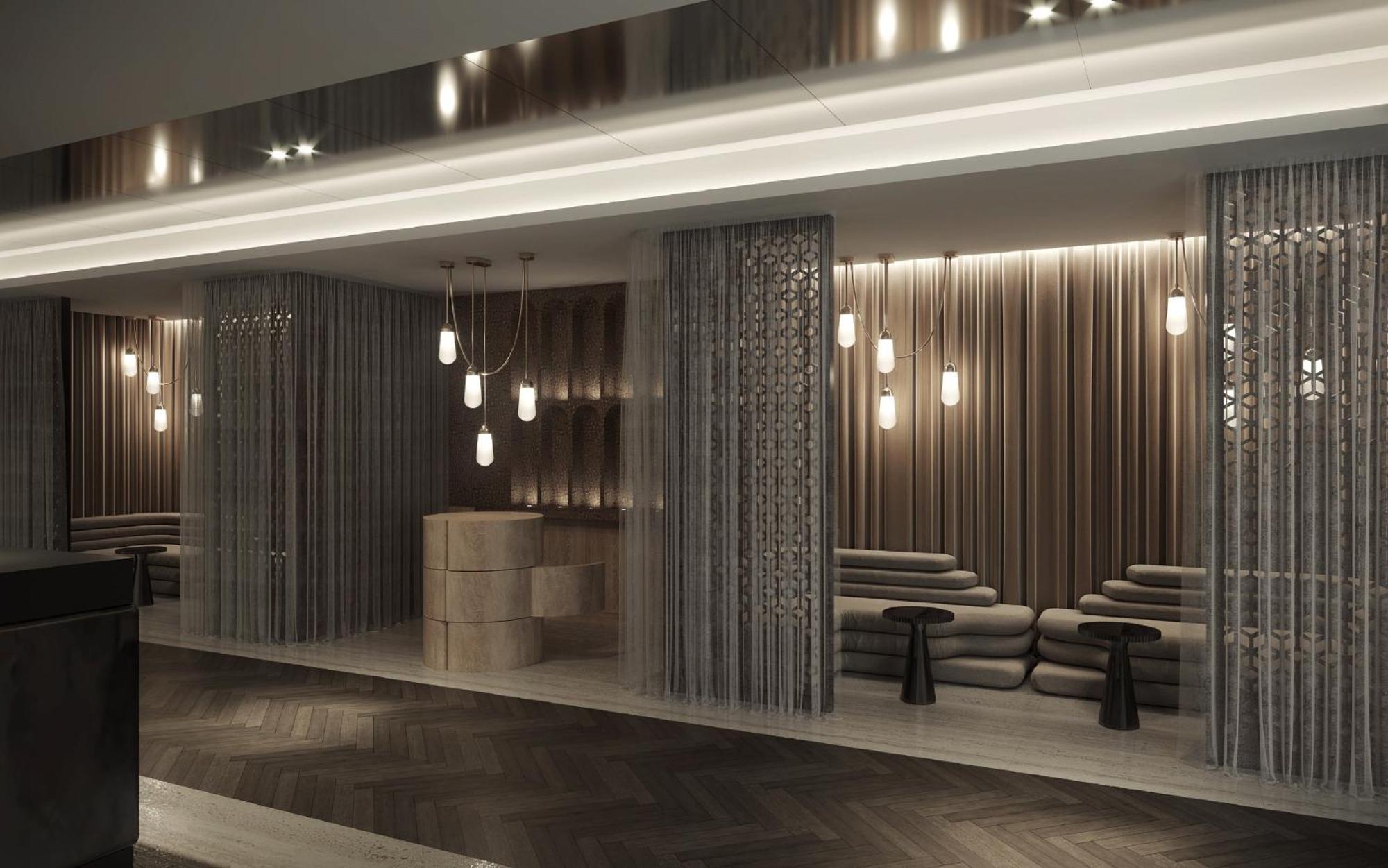 Abesq Doha Hotel And Residences, An Ihg Hotel Exterior foto The interior of the lounge